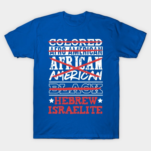 Hebrew Israelite I'M Not Colored African American T-Shirt by tanambos